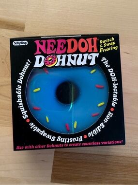 Blue Sprinkles Schylling Needoh Dohnut Switch & Swap Frosting Rare-fast ship